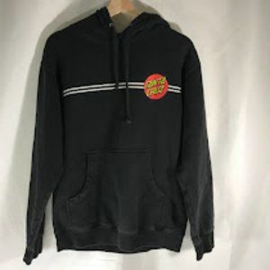 Santa Cruz Skateboards Hoodie Sweatshirt Small Black